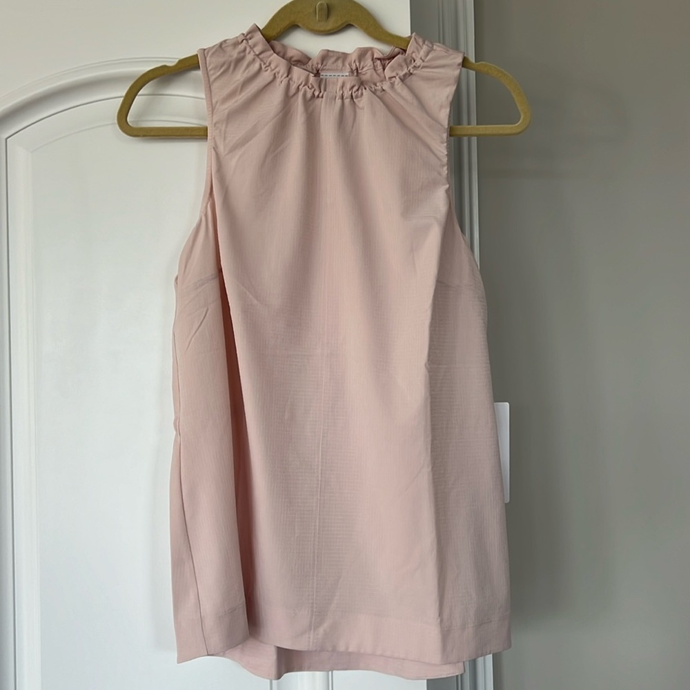 Athleta Boundless Tank Top Blouse Drawstring Waist Ripstop Women’s Small
